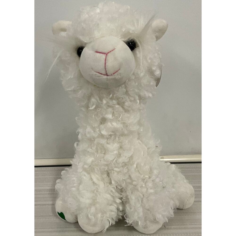 Unique Portland Plush Lola the Lama Alpaca Nov. 2020 White 11in Stuffed Animal